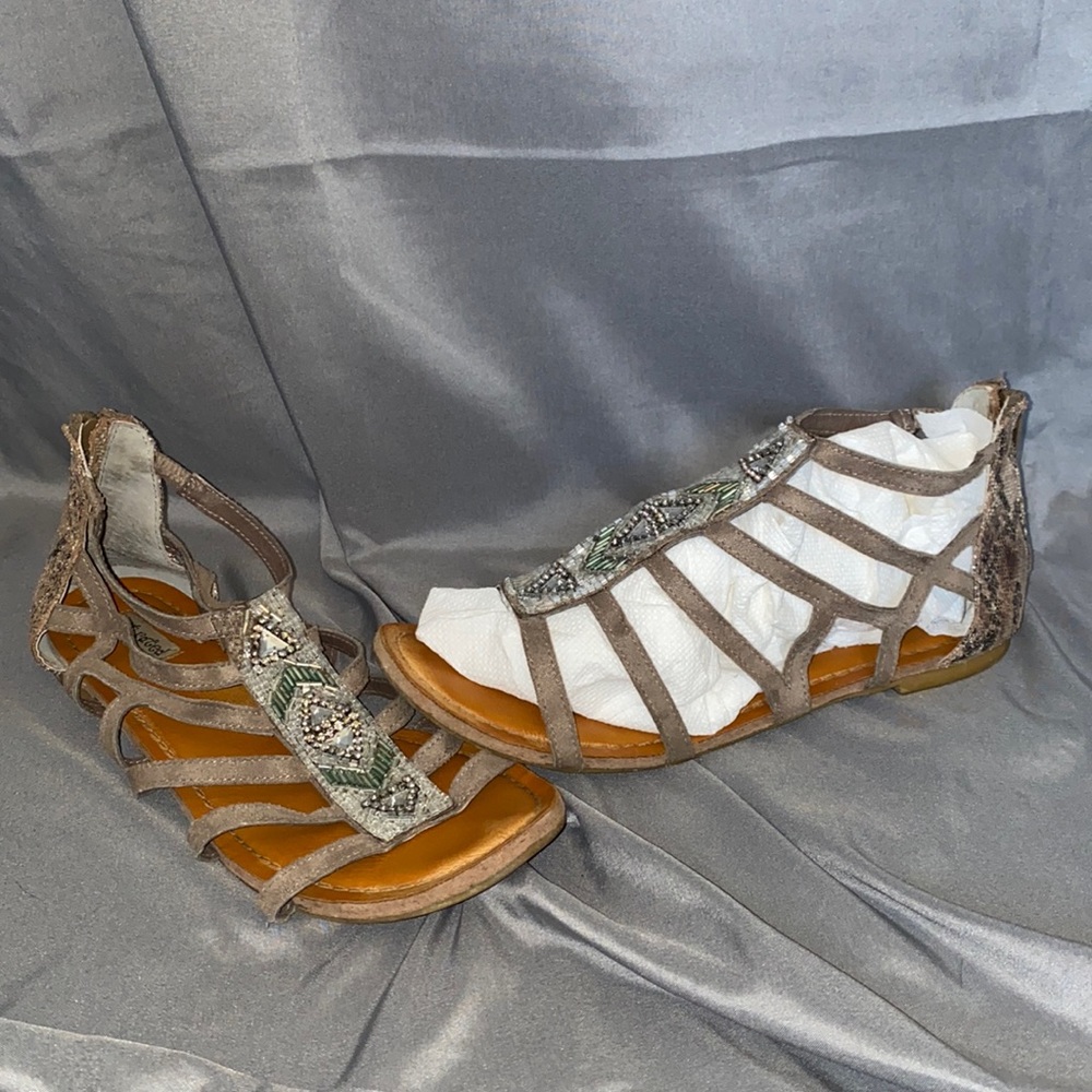 Gladiator Jeweled Sandals